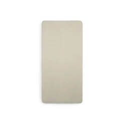 Lot de 2 draps housses 75 x 95 cm jersey pour tapis de parc nougat