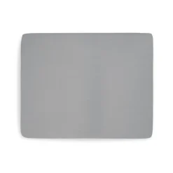 Lot de 2 draps housses 75 x 95 cm jersey pour tapis de parc storm grey