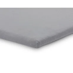 Lot de 2 draps housses 75 x 95 cm jersey pour tapis de parc storm grey