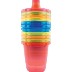 Lot de 6 gobelets d'apprentissage avec bec dur