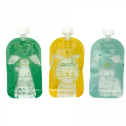 Lot de 15 gourdes réutilisables