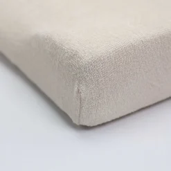 Lot de 2 housses de matelas à langer sable/vieux rose