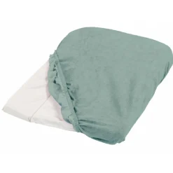 Lot de 2 housses de matelas à langer vert sauge