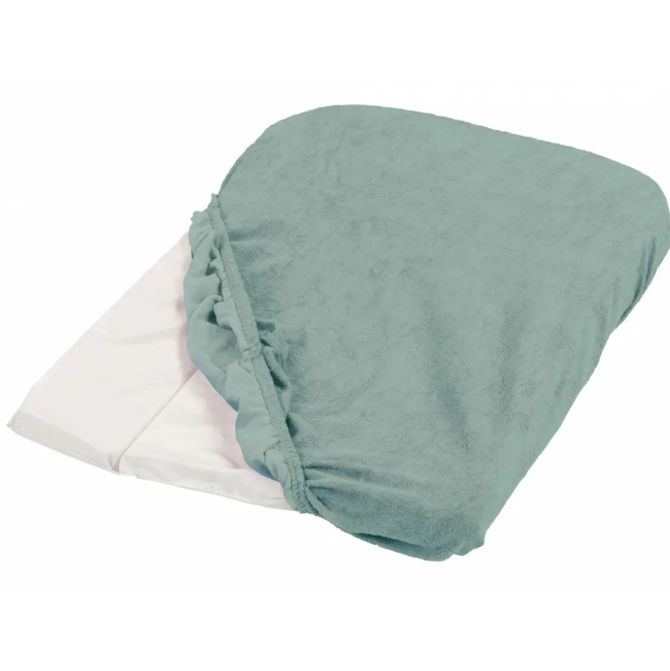 Lot de 2 housses de matelas à langer vert sauge