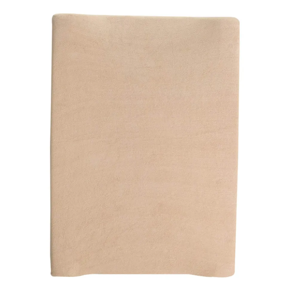Lot de 2 housses de matelas à langer sable/caramel
