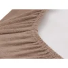 Lot de 2 housses matelas à langer éponge 50 x 70 cm milky coffee