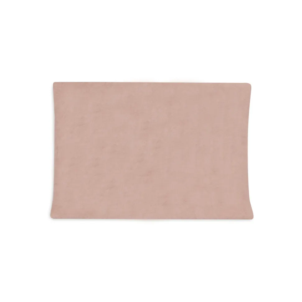 Lot de 2 housses matelas à langer éponge 50 x 70 cm wild rose et ivory