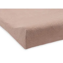 Lot de 2 housses matelas à langer éponge 50 x 70 cm wild rose et ivory