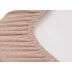 Lot de 2 housses matelas à langer éponge 50 x 70 cm wild rose et ivory