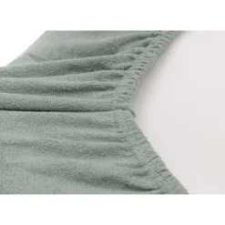 Lot de 2 housses matelas à langer éponge 50 x 70 cm sea green et biscuit