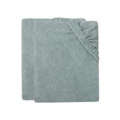 Lot de 2 housses matelas à langer éponge 50 x 70 cm sea green