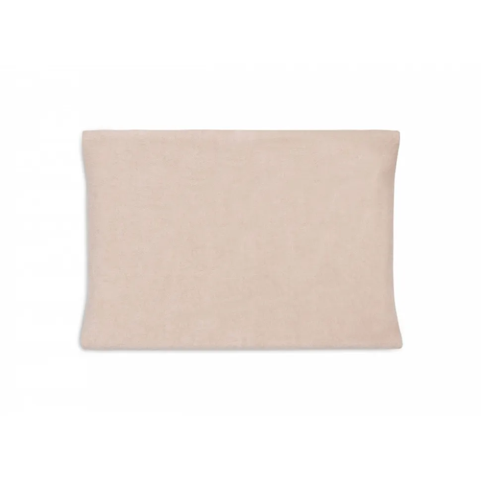 Lot de 2 housses matelas à langer éponge 50 x 70 cm wild rose et biscuit