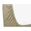 Lot de 2 housses matelas à langer éponge 50 x 70 cm olive