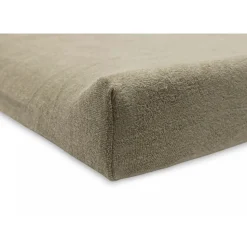 Lot de 2 housses matelas à langer éponge 50 x 70 cm olive