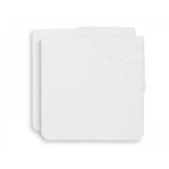 Lot de 2 housses matelas à langer éponge 50 x 70 cm white