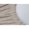 Lot de 2 housses matelas à langer éponge 50 x 70 cm ivoire et nougat