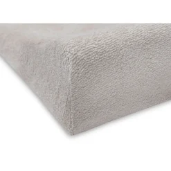 Lot de 2 housses matelas à langer éponge 50 x 70 cm ivoire et nougat