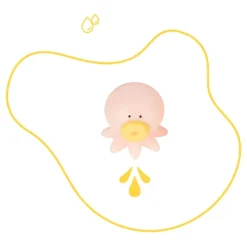 Lot de 6 jouets de bain rigolo pastel