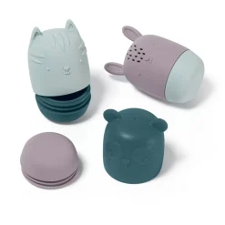 Lot de 3 jouets de bain silicone