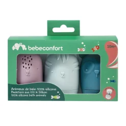 Lot de 3 jouets de bain silicone