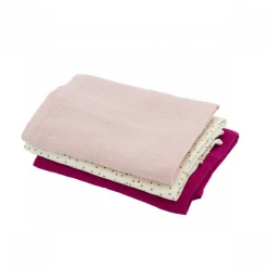 Lot de 3 langes coton grenadine