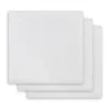 Lot de 3 langes coton hydrophile 70x70 cm white