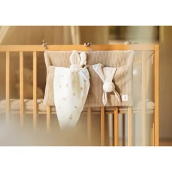 Lot de 3 langes en coton 31 x 31 cm animal friends