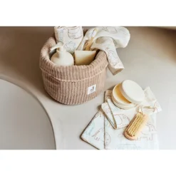 Lot de 3 langes en coton 31 x 31 cm elephant tales