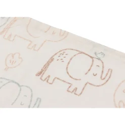 Lot de 3 langes en coton 31 x 31 cm elephant tales