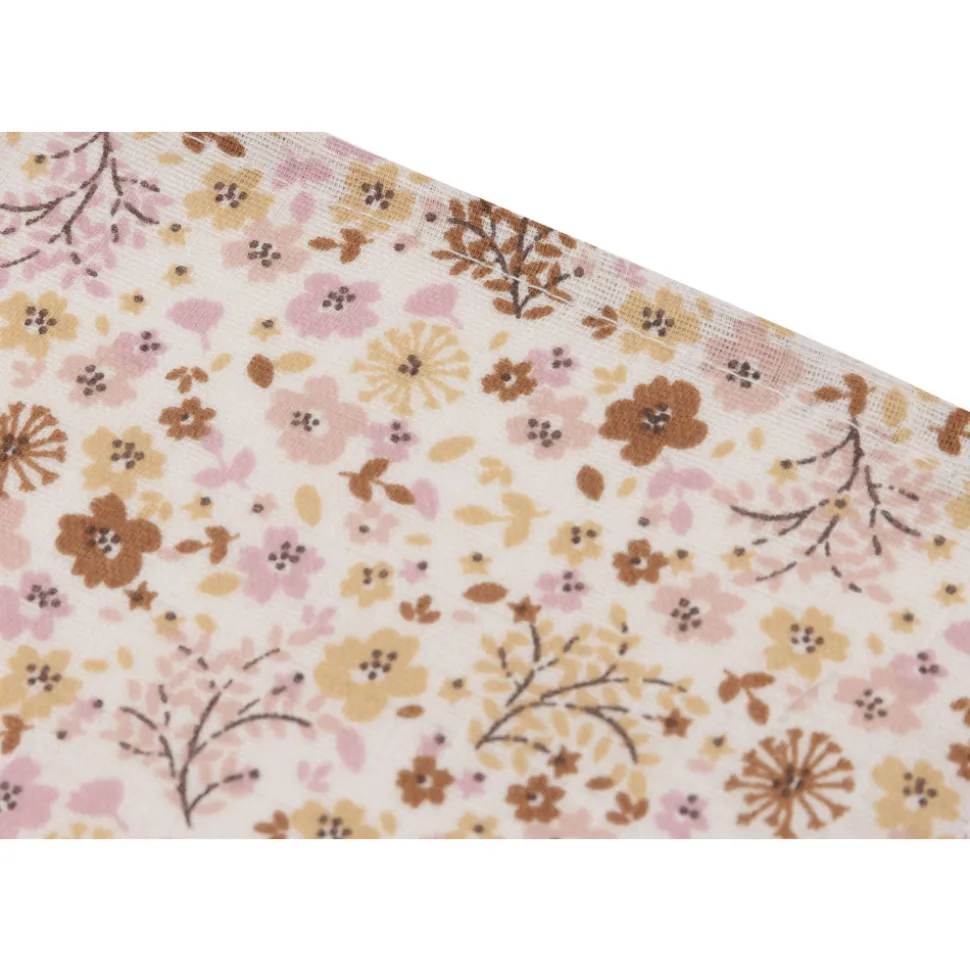 Lot de 3 langes en coton 31 x 31 cm flower fairies