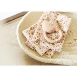 Lot de 3 langes en coton 31 x 31 cm flower fairies