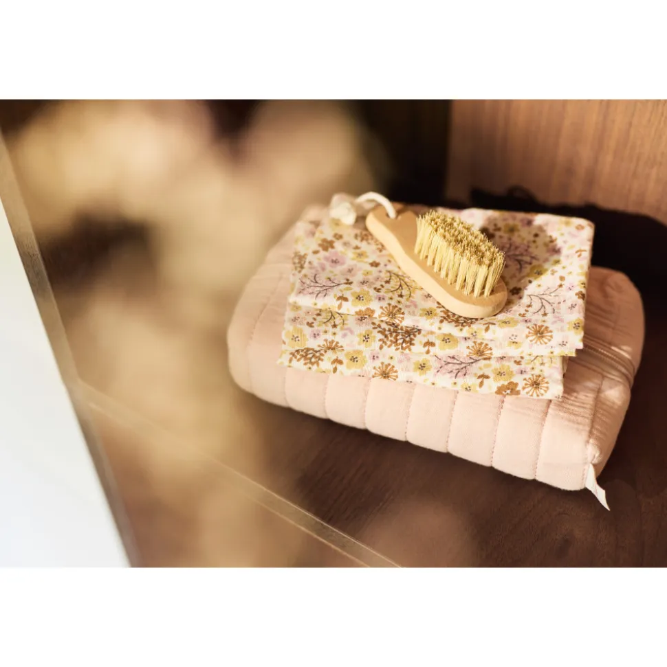 Lot de 3 langes en coton 31 x 31 cm flower fairies