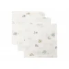 Lot de 3 langes en coton 31 x 31 cm on the go
