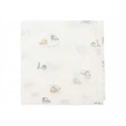 Lot de 3 langes en coton 31 x 31 cm on the go