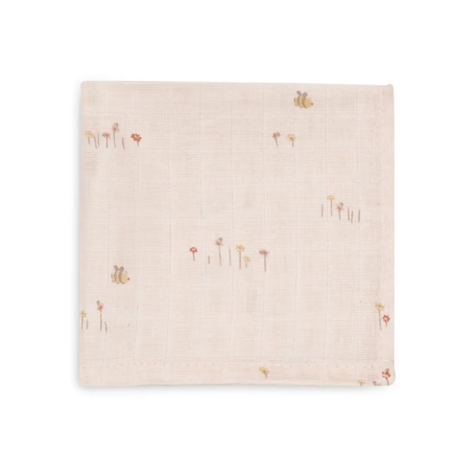 Lot de 3 langes en coton 31 x 31 cm pretty picnic