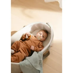 Lot de 3 langes en gaze de coton lovely mini leaves green