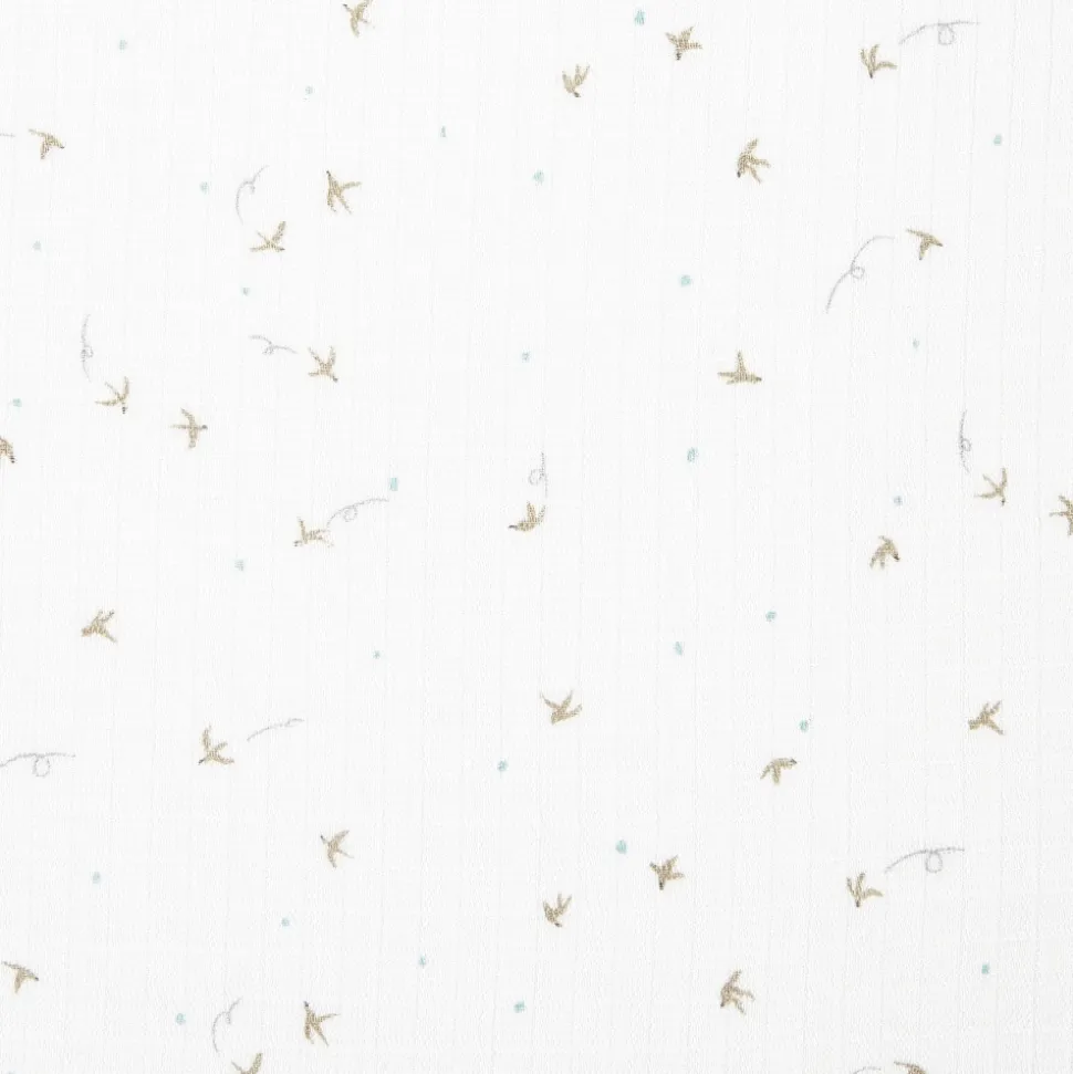 Lot de 2 langes en mousseline de coton healing nature