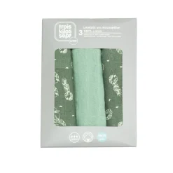 Lot de 3 langes feuille