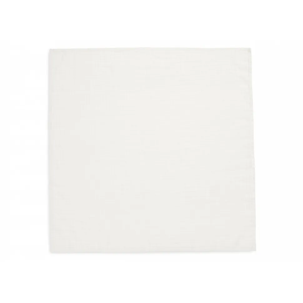 Lot de 4 langes gaze de coton 70 x 70 cm sea green & ivoire