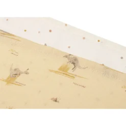 Lot de 3 langes gaze de coton 70 x 70 cm kangaroots