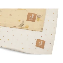 Lot de 2 langes gaze de coton 115 x 115 cm kangaroots