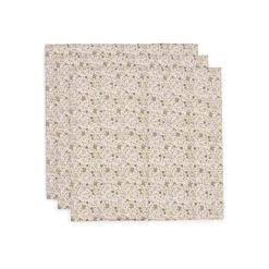 Lot de 3 langes gaze de coton 70 x 70 cm flower fairies