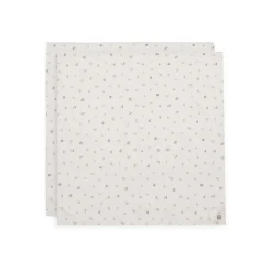 Lot de 2 langes gaze de coton 115 x 115 cm animal friends
