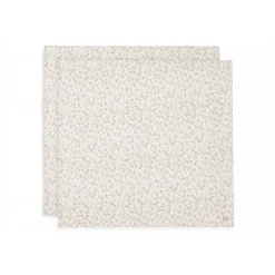 Lot de 2 langes gaze de coton 115 x 115 cm bloomy