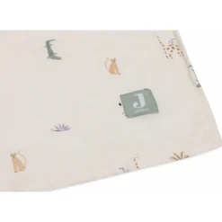 Lot de 2 langes gaze de coton 115 x 115 cm jungle jambo