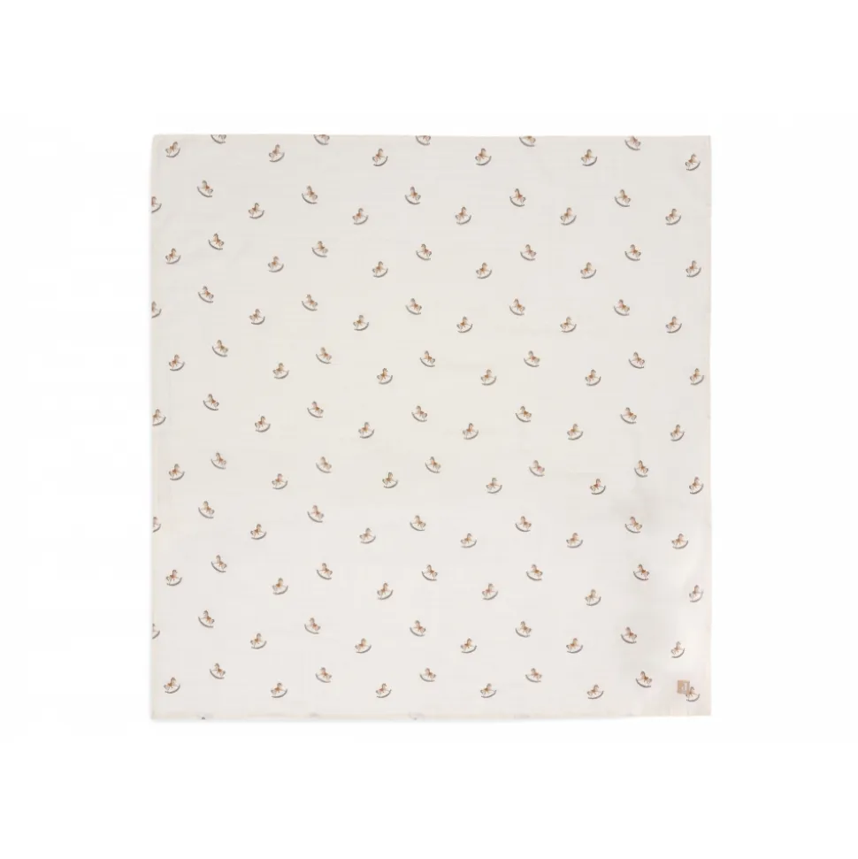 Lot de 2 langes gaze de coton 115 x 115 cm nostalgic ride