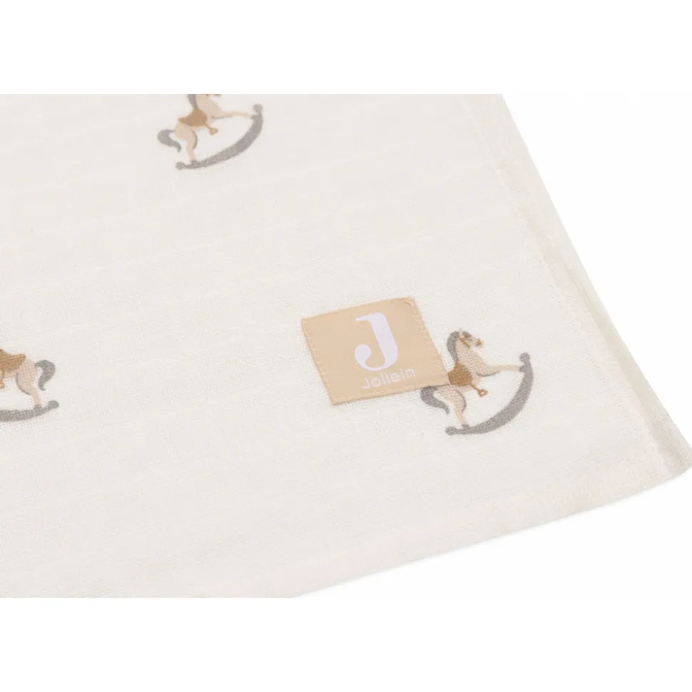 Lot de 2 langes gaze de coton 115 x 115 cm nostalgic ride