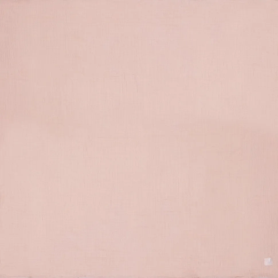 Lot de 2 langes gaze de coton 115 x 115 cm wild rose et ivoire