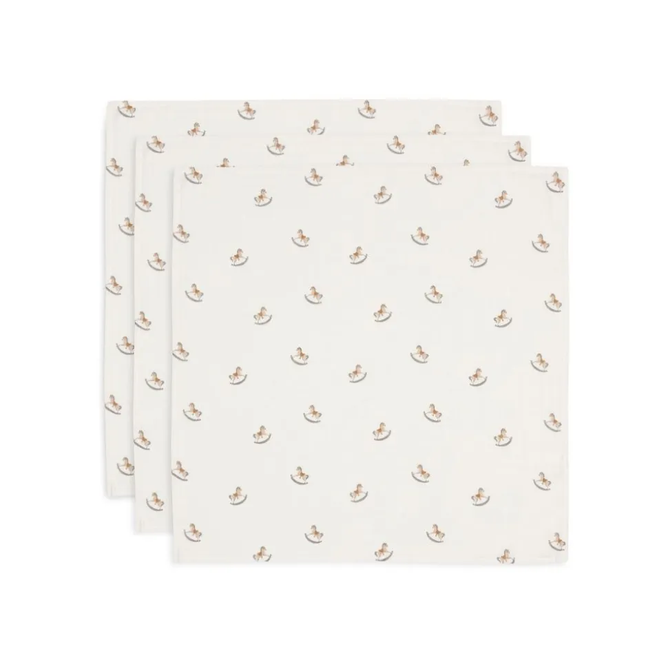 Lot de 3 langes gaze de coton 70 x 70 cm nostalgic ride
