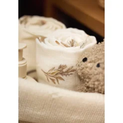 Lot de 3 langes gaze de coton 70 x 70 cm riverside